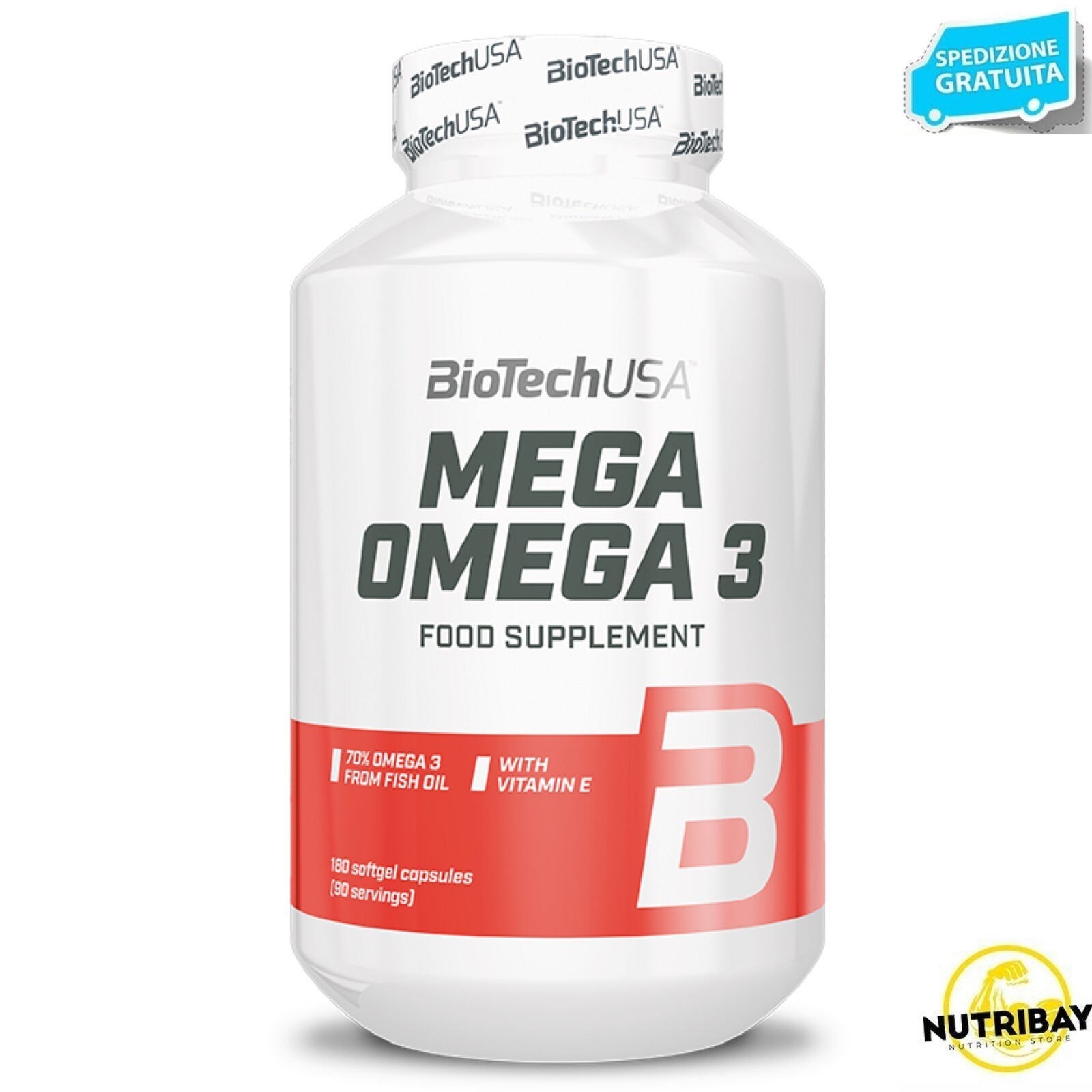 BIOTECH USA MEGA OMEGA 3 180 caps softgel