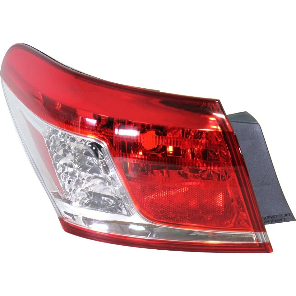 Luz trasera REPL730178 halógena lente roja transparente lado izquierdo para Lexus ES350 2010-2012 Foto 2 de 4