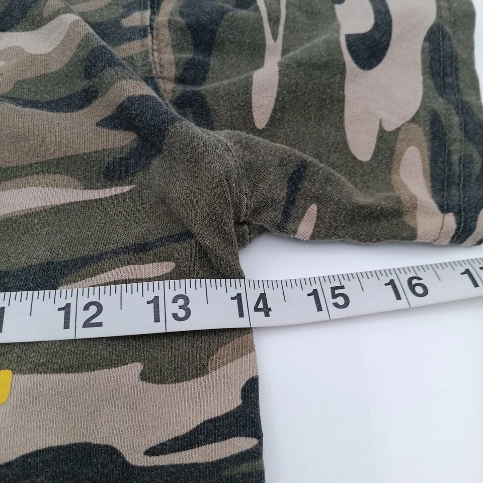 John Deere Shirt Boy's Medium 5/6 Green Camo I Make Dirt Look Good Slogan Tee - Image 3 of 4