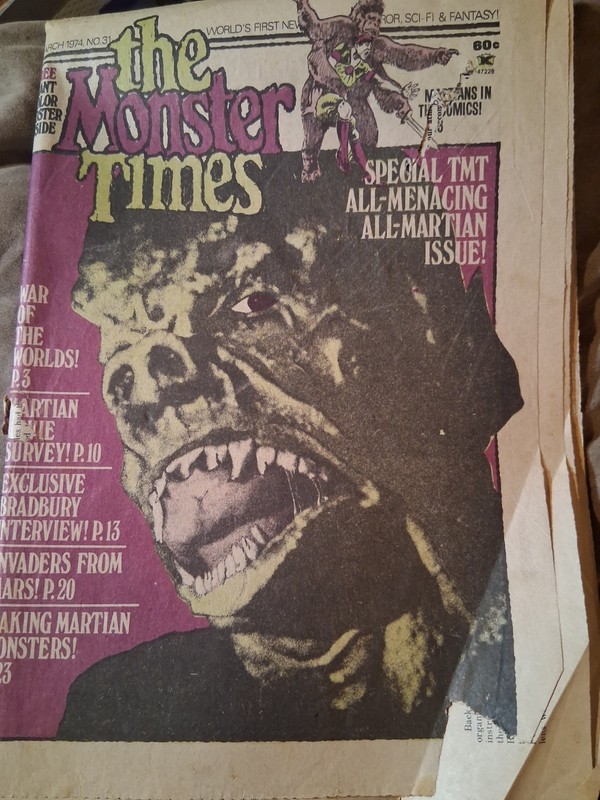 THE MONSTER TIMES #31 Three Stooges 1974) Science Fiction  W poster