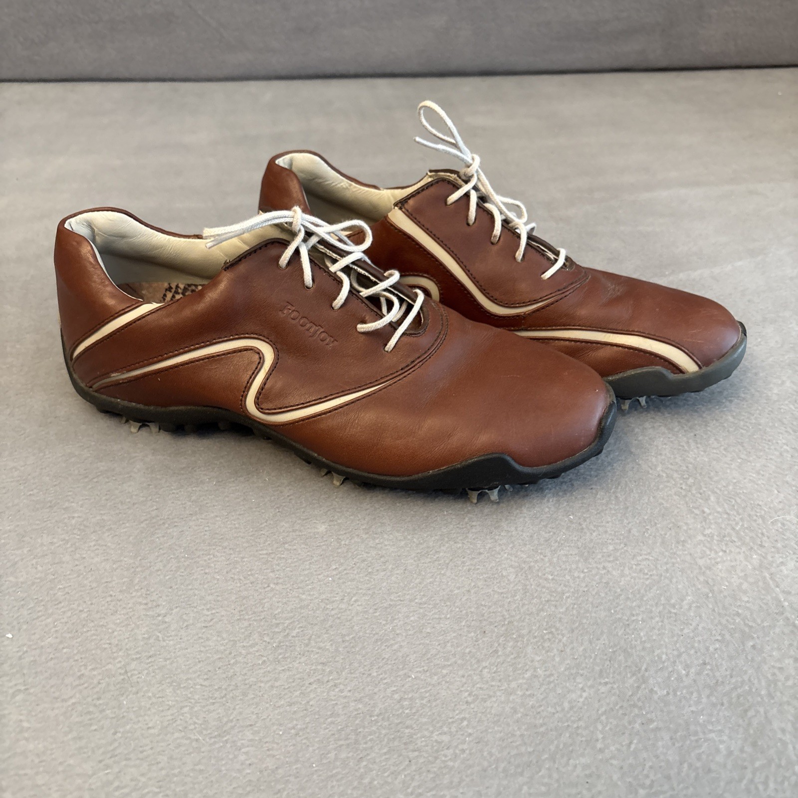 Size 8 M Lopro Collection Brown Soft Spike Leather
