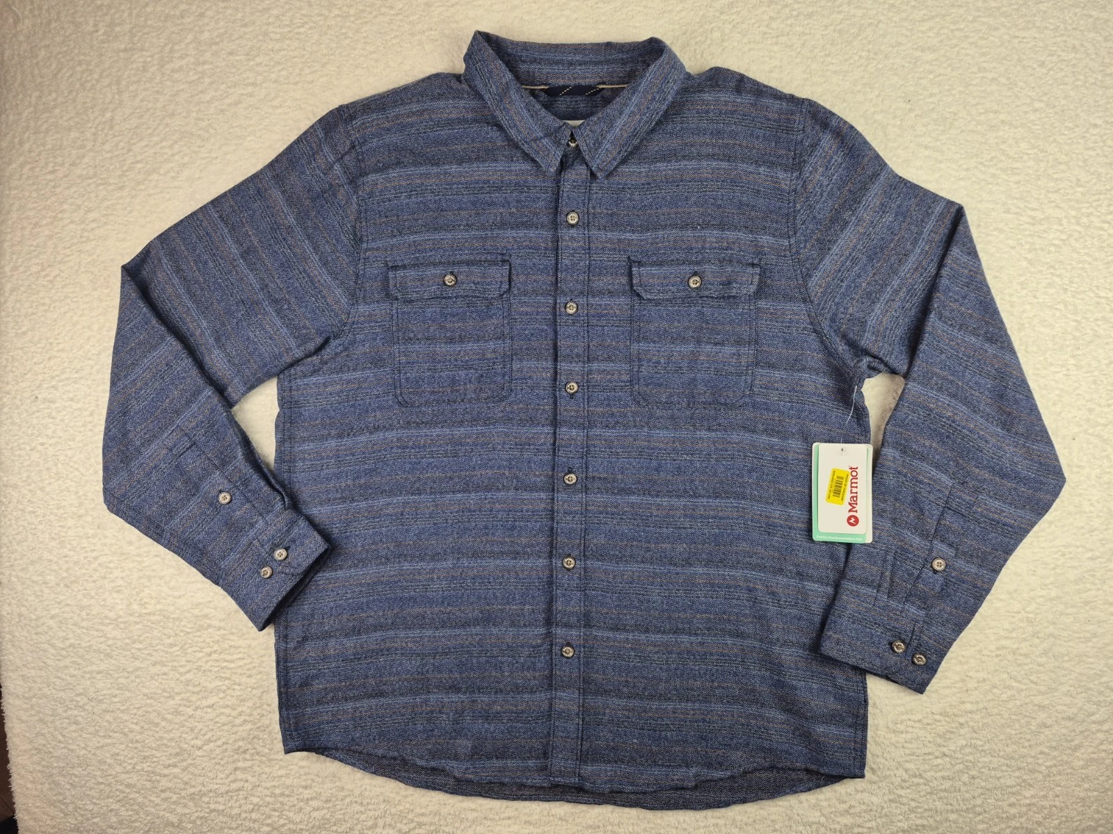 Marmot Fairfax Midweight Long Sleeve Heathered Flannel Men’s XL NEW WITH TAGS!