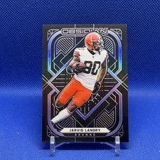 Panini Obsidian Electric Etch Purple Jarvis Landry #84/100 - Browns NFL 2021