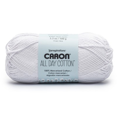 3 Pack Caron Cotton Yarn-White Shirt 5A002G8W-1GHSR