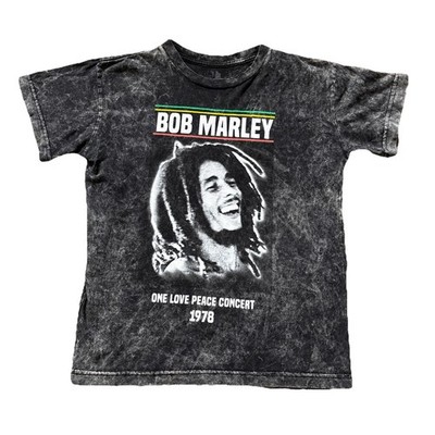 Zion Body Wear Bob Marley T Shirt One Love Peace Concert 1978 Graphic Size Sm Bl