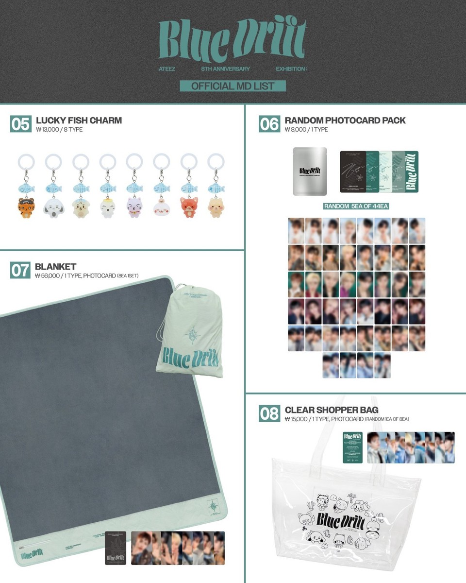 Presale_Offline] ATEEZ 8th Anniversary Exhibition : BLUE DRIFT