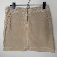 NWT Vintage J.Crew Corduroy Skirt Womens 6 Tan Camel Y2K 2005 Minimalist