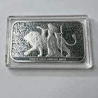 Royal Mint Una & The Lion 1oz Silver Bar 999.9 Fine Bullion In Capsule RM Ingot