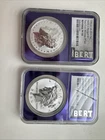2025 Morgan-Peace Dollar two coin Reverse Set PF 70 traderbea Label NGC