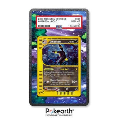Umbreon H30/H32 - Case mit erweitertem Artwork für Grade Cards Case