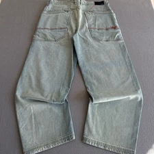 Brand New With Tags Light Blue JNCO Jeans With Baggy Fit 38x32