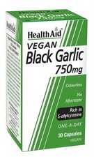 HealthAid Black Garlic 750mg 30 Vegicaps - 2 Pack
