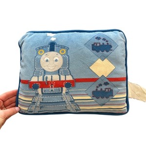 Vintage Y2K Thomas & Friends Decorative Pillow Blue Thomas the Tank Engine