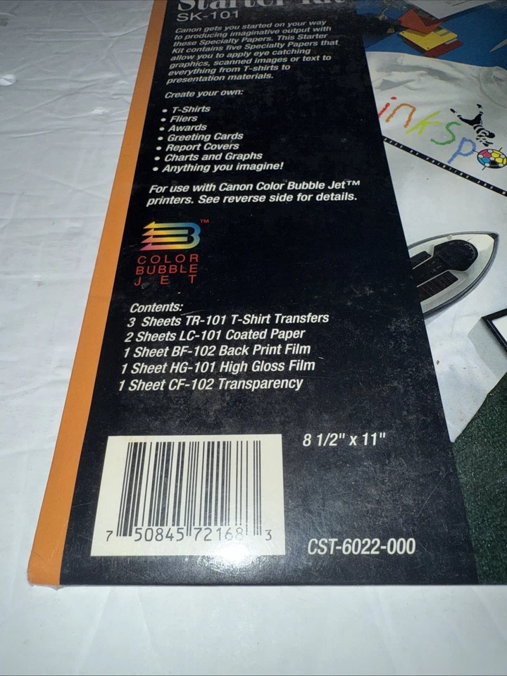 Canon STARTER KIT Sk-101 Create Your Own T-Shirts & more, Anything you imagine! - Image 4 of 4