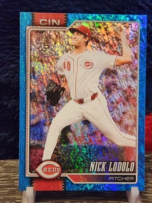 Nick Lodolo 2026 Topps Series 2 Blue Holo Foil #/150