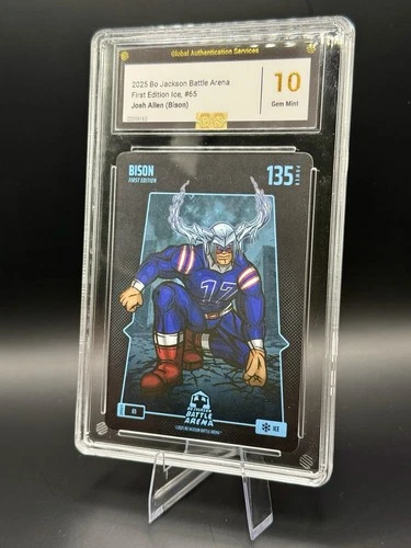 2025 Bo Jackson Battle Arena Update 1st Edition #65 Bison Josh Allen Ice GAS 10