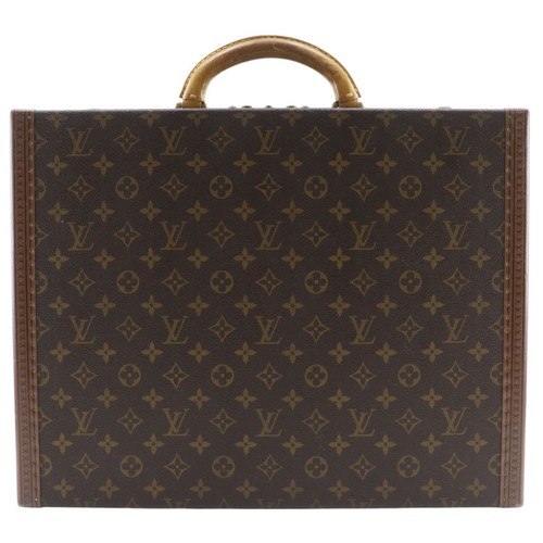 LOUIS VUITTON President trunk M53012 Brown Monogram canvas unisex