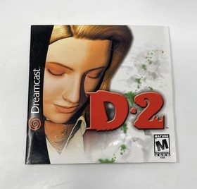 D2 (Sega Dreamcast, 2000) Complete W/ All 4 Discs & Manual CIB