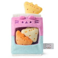 GUND Pusheen Gamer Chips with Removable Mini Plushies, Toy Tortilla Chips,