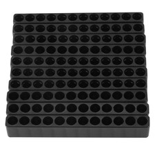 10pcs 12-Hole  Bit Holder Box  Black For Six Angle 6.35mm Handle U6X94746