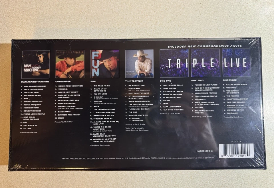 Garth Brooks: The Limited Series 7 Disc CD Box Set Time Traveler Triple Live NEW - Image 2 of 2