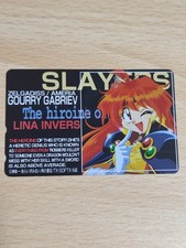Slayers Lina Inverse Plastic Card Phone Card Style Anime
