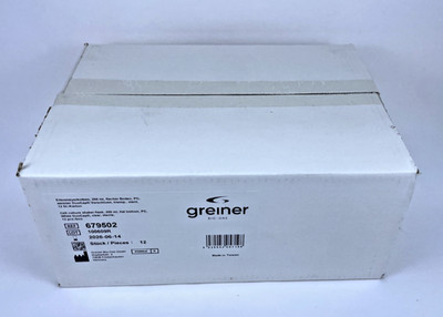 Greiner Cell Culture Shaker Flask 250mL Sterile Flat Bottom PC 12/CS 679502