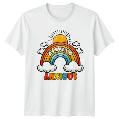 Always Anxious T-Shirt Angst Bewusstsein psychische Gesundheit Geburtstag Geschenk