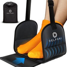 Portable Airplane Footrest for Airplane Travel - Comfortable Foot Hammock ....
