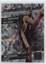2010-11 Donruss Production Line Cracked Ice Tim Duncan #32 HOF 17ln