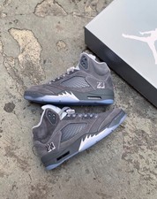 Nike Air Jordan 5 Retro Wolf Grey Cool Men's Basketball