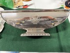 S.S. United States Silver Plated Caviar Server with 3 Pieces of Glassware. US L — photo 1
