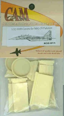 CAMR32011 1:32 CAM MiG-29A/UB Fulcrum FOD Covers #R32011