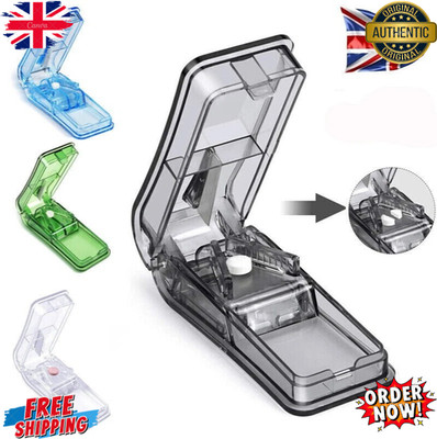 Bester Pillen-Tablettenschneider für kleine oder große Pillen-Teiler mit Klinge, UK