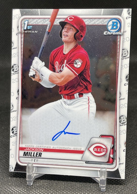 2020 Bowman Draft - Chrome Draft Picks Autographs Jackson Miller #CDA-JM (AU,...