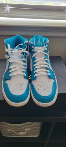 Jordan 1 Mid Aquatone - DQ8426-400 taglia 13 - Foto 2 di 6