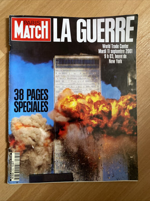 paris match magazine La Guerre Sept 2001