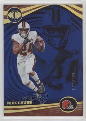 2023 Panini Illusions Blue /149 Nick Chubb #24 17zv