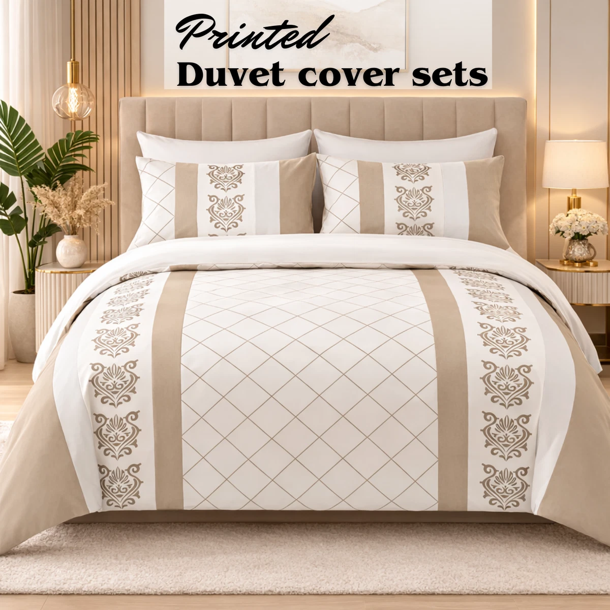 Damask Bedding Sets and Duvet Covers for sale | eBay UK