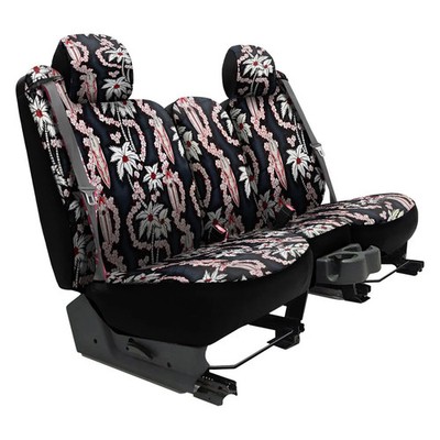 For Ford Edge 11-14 Hawaiian 1st Row Surf City Black Custom Seat Covers
