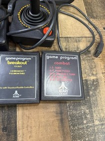 Atari 2600 Heavy Sixer Console Controller Paddles Games Bundle No Power Cord