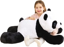IKASA Giant Panda Stuffed Animal Plush Toy 30" for Kids - SEALED