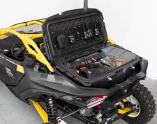 For Can-Am Maverick R /R MAX 2024+ 3-IN-1 Rear Cargo Storage Box Trunk Box 150L