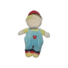 Russ Berrie Clarence Overalls 14" Plush Stuffed Animal Doll