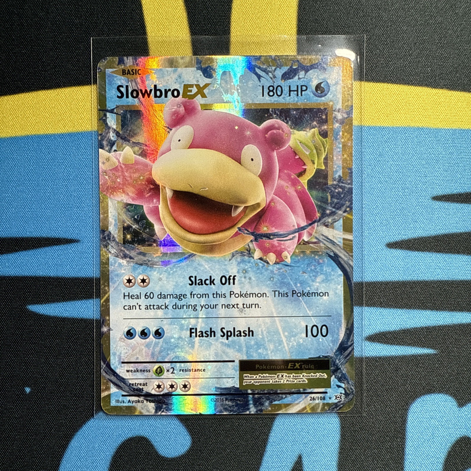 Slowbro EX 26/108 XY Evolutions Holo Pokemon TCG Card 2016 NM