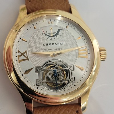 Chopard LUC Tourbillon 18k Gold Limited Edition Mens 40mm Manual Wind c2000s AA1