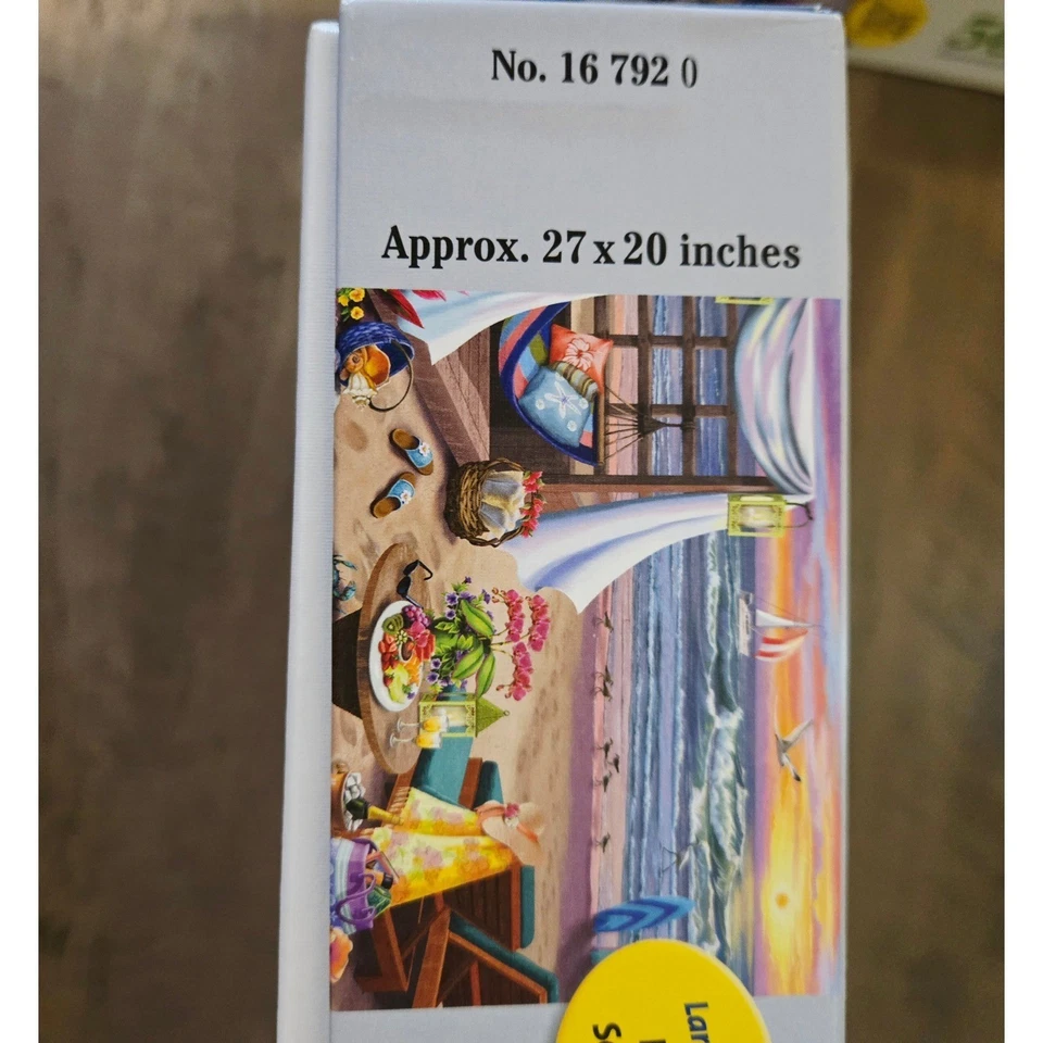 Lote de 4 quebra-cabeças Ravensburger 500 peças peças grandes fácil de segurar - Imagem 4 de 4