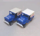 Matchbox Lesney Superfast No5 US MAIL TRUCK X2 lot with " DIFFERENT BASES "