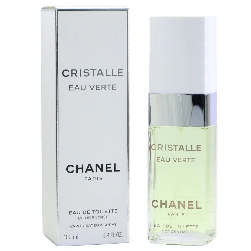 Chanel Cristalle Eau Verte 100 ml EDT Eau de Toilette Concentree Spray old Vers.