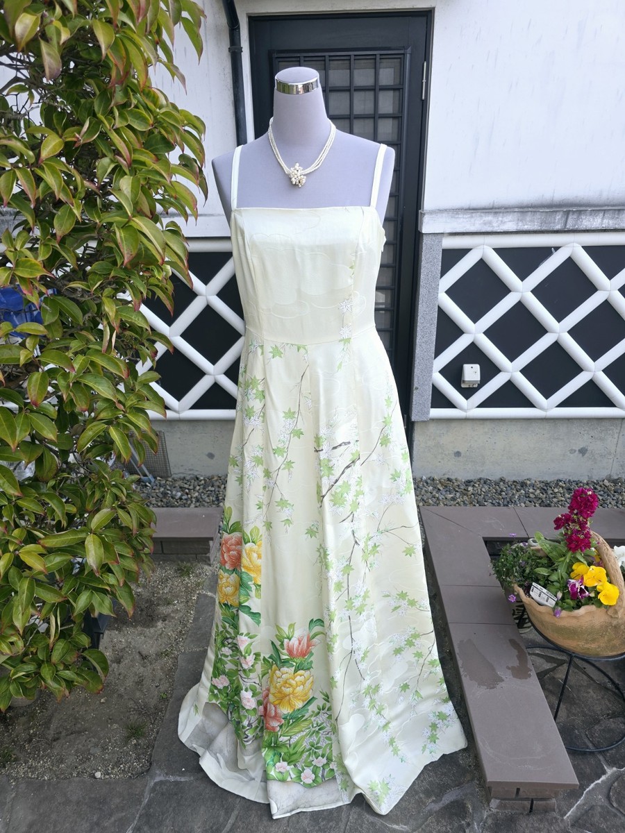 Kimono remake, handmade, Homongi Dress